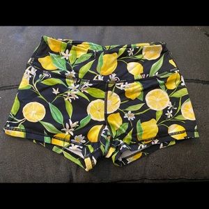 Savage Barbell Lemon Workout Shorts